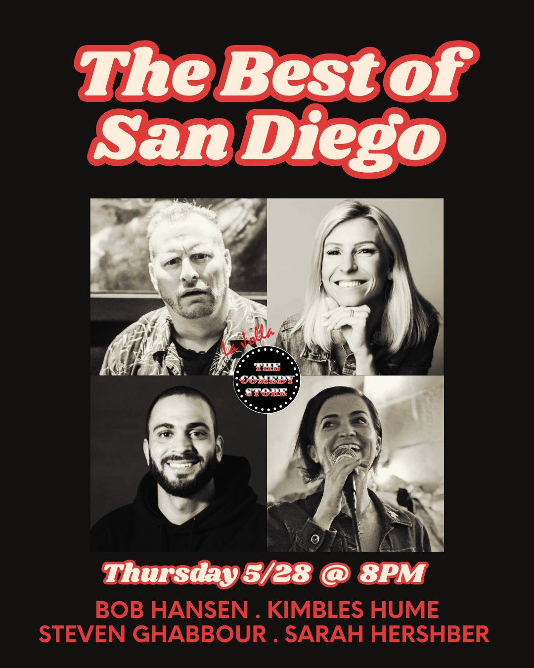 Flyer for The Best of San Diego | Thu 8PM