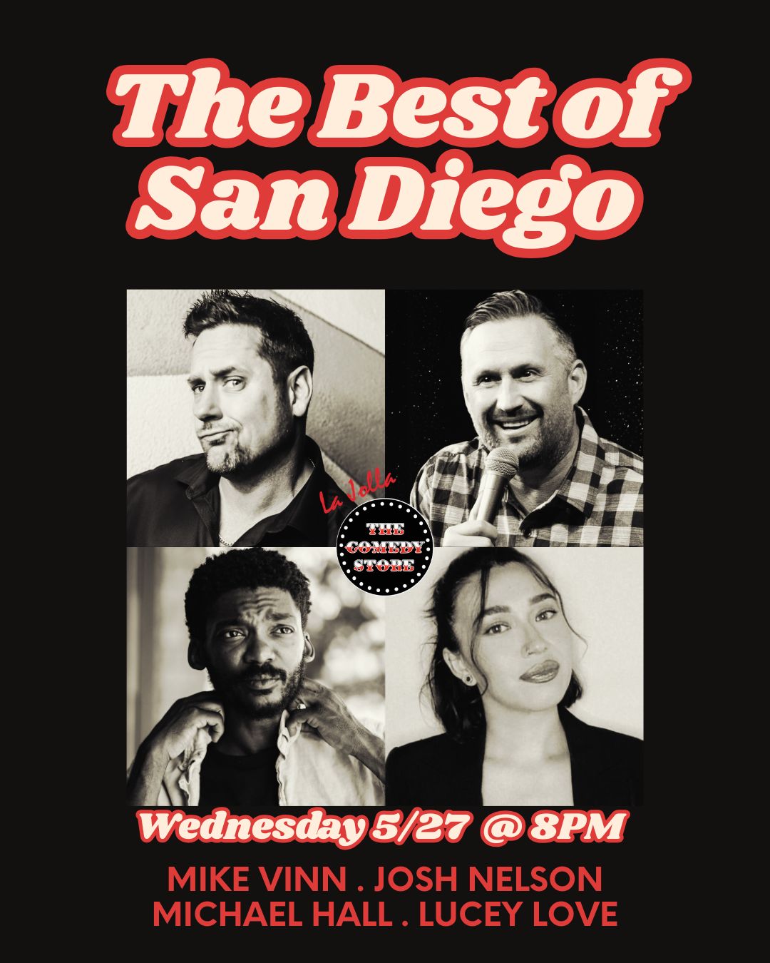 Flyer for The Best of San Diego | Wed 8PM