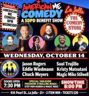 American Me Comedy | Benefit for SDPD's Youth Shield