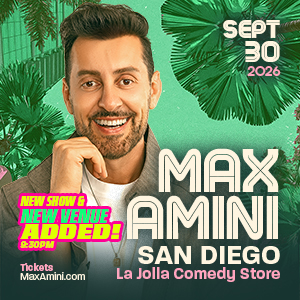 Flyer for Max Amini
