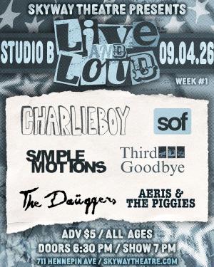 LIVE & LOUD @ STUDIO B: INDIE ROCK NIGHT - 9/4/26