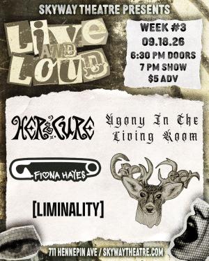 LIVE & LOUD @ STUDIO B: GRUNGE NIGHT -  9/18/26