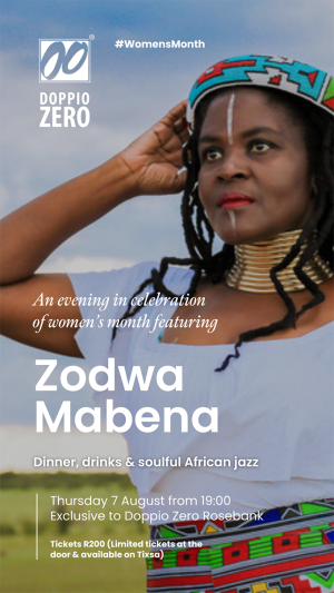 Women's Month Jazz Event at Doppio Zero Rosebank
