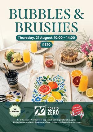Bubbles & Brushes with The Creatory at Doppio Zero Lynnridge