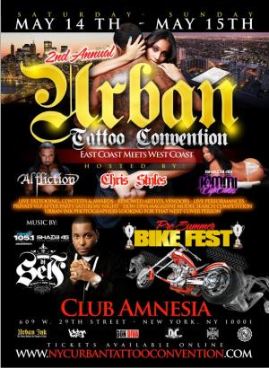 2nd Annual NYC Urban Tattoo Conv. Booth Rental