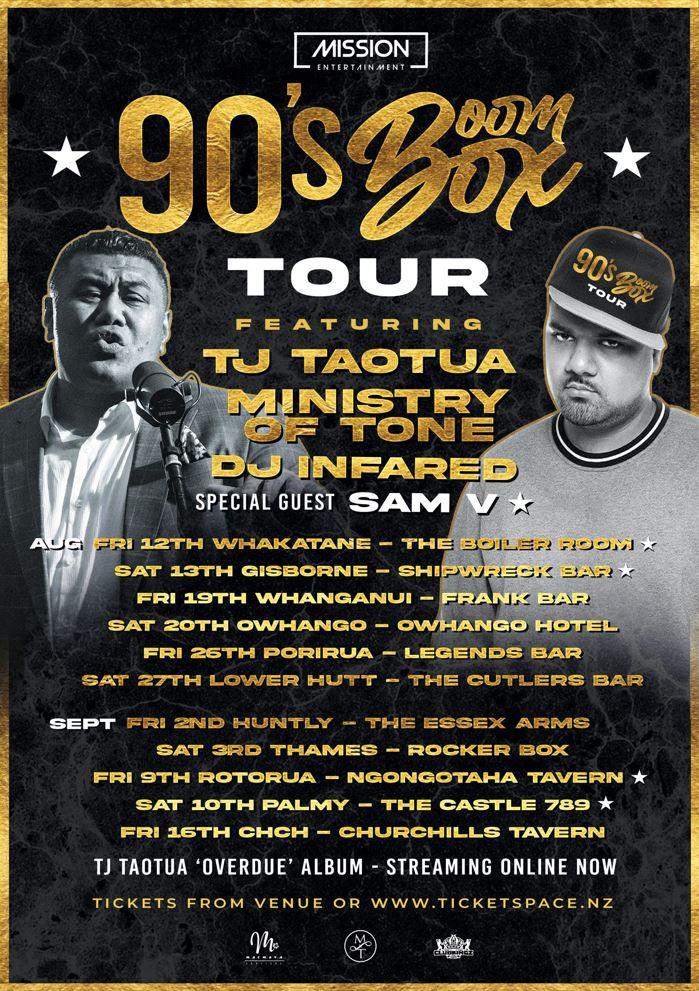Tickets for 90's Boom Box Tour Owhango in Owhango from Ticketspace