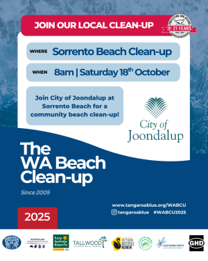 Tangaroa Blue - WA Beach Clean Up