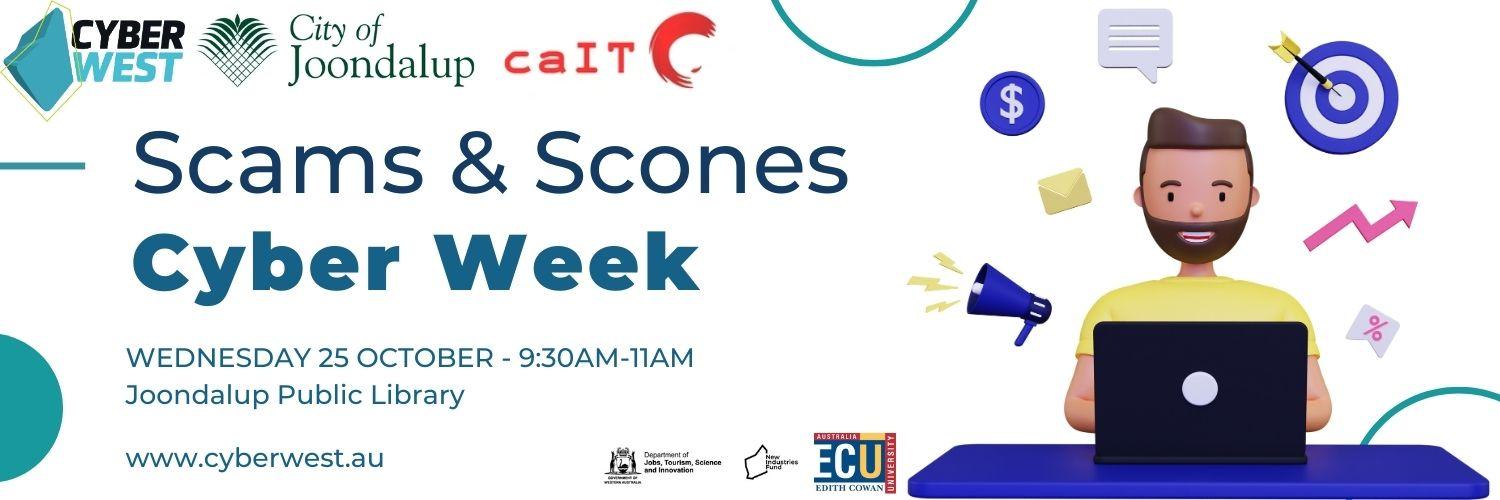 Tickets for Scams and Scones Cyber Safety Education in Joondalup from Ticketbooth