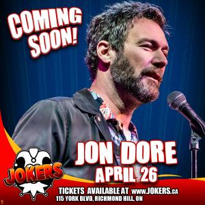 Jon Dore comes to Jokers!