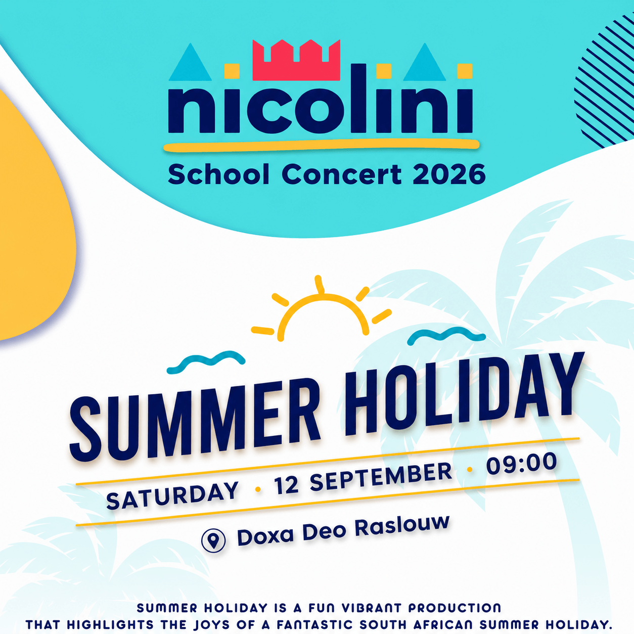 Nicolini School Concert 2026 &ndash; Summer Holiday