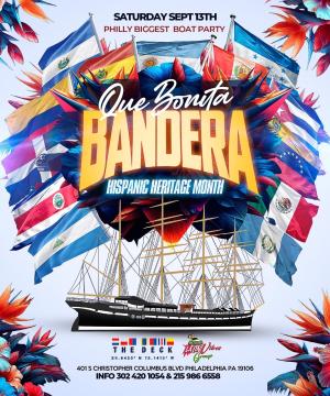 QUE BONITA BANDERA HISPANIC BOAT PARTY/MOSHULU