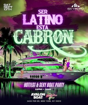NYC BAD BUNNY BOAT PARTY/ SKYPORT MARINA