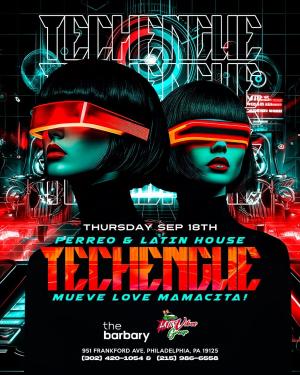 TECHENGUE REGGAETON AND HOUSE NIGHT/ THE BARBARY
