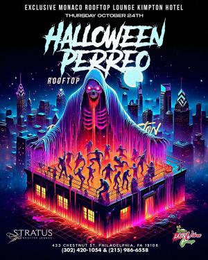 HALLOWEEN ROOFTOP PERREO PARTY/ STRATUS LOUNGE