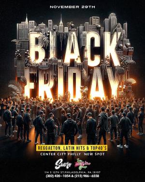 BLACK FRIDAY LATIN PARTY