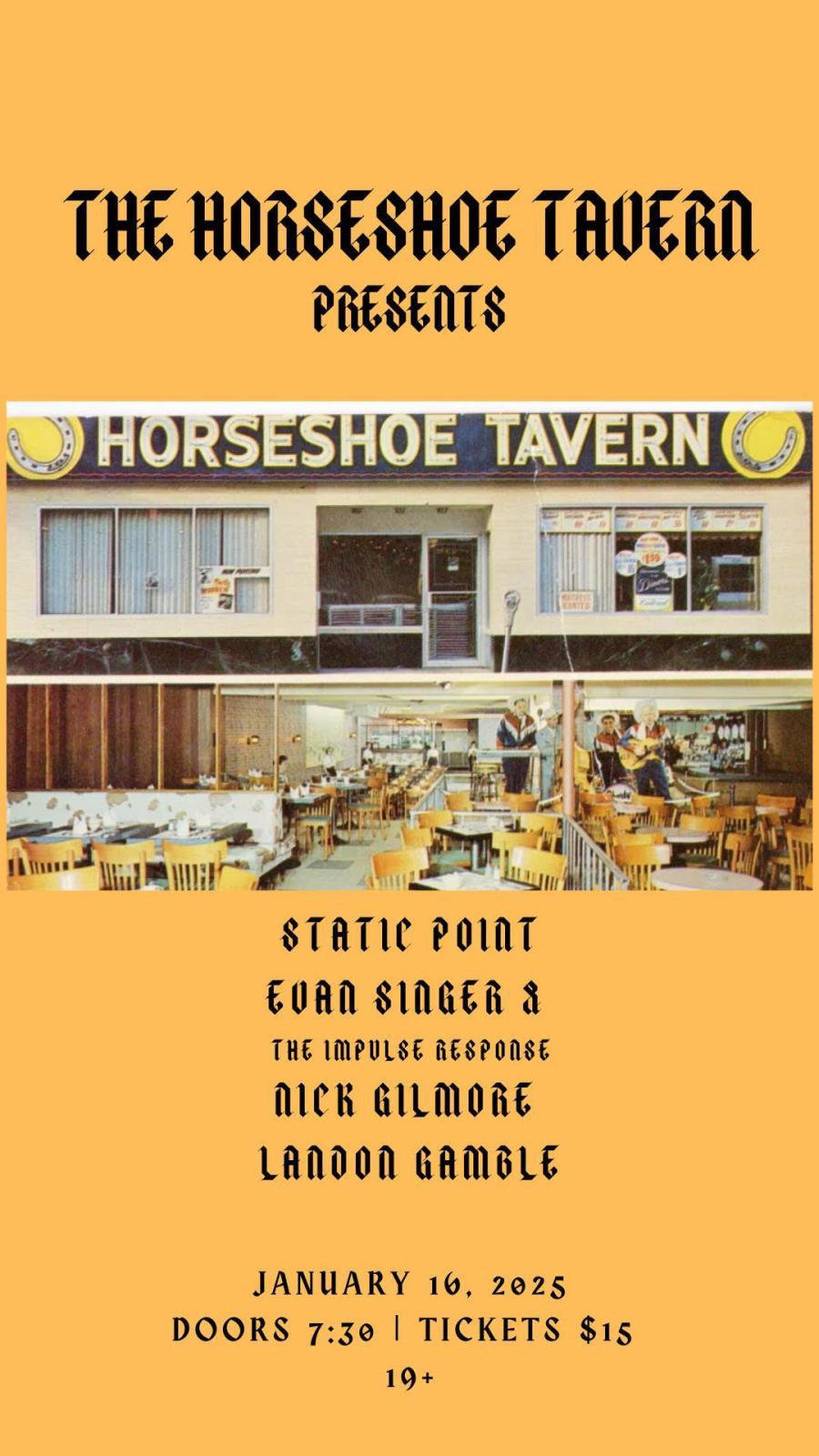 Tickets for Static Point, Evan Singer & the Impluse Response, Nick ...