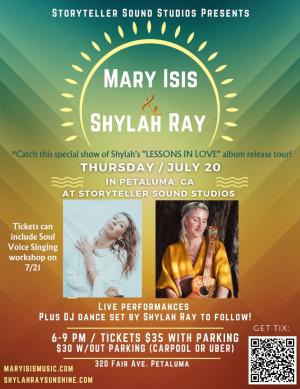 Shylah Ray & Mary Isis @ Storyteller Sound