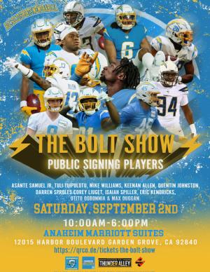 HALF OFF w/ SIG PURCH - THE BOLT SHOW