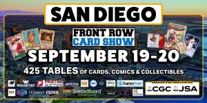 Front Row Card Show San Diego 2026 Sept 19-20