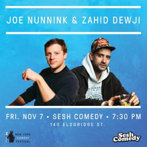 Joe Nunnink & Zahid Dewji Co-Headline NYCF