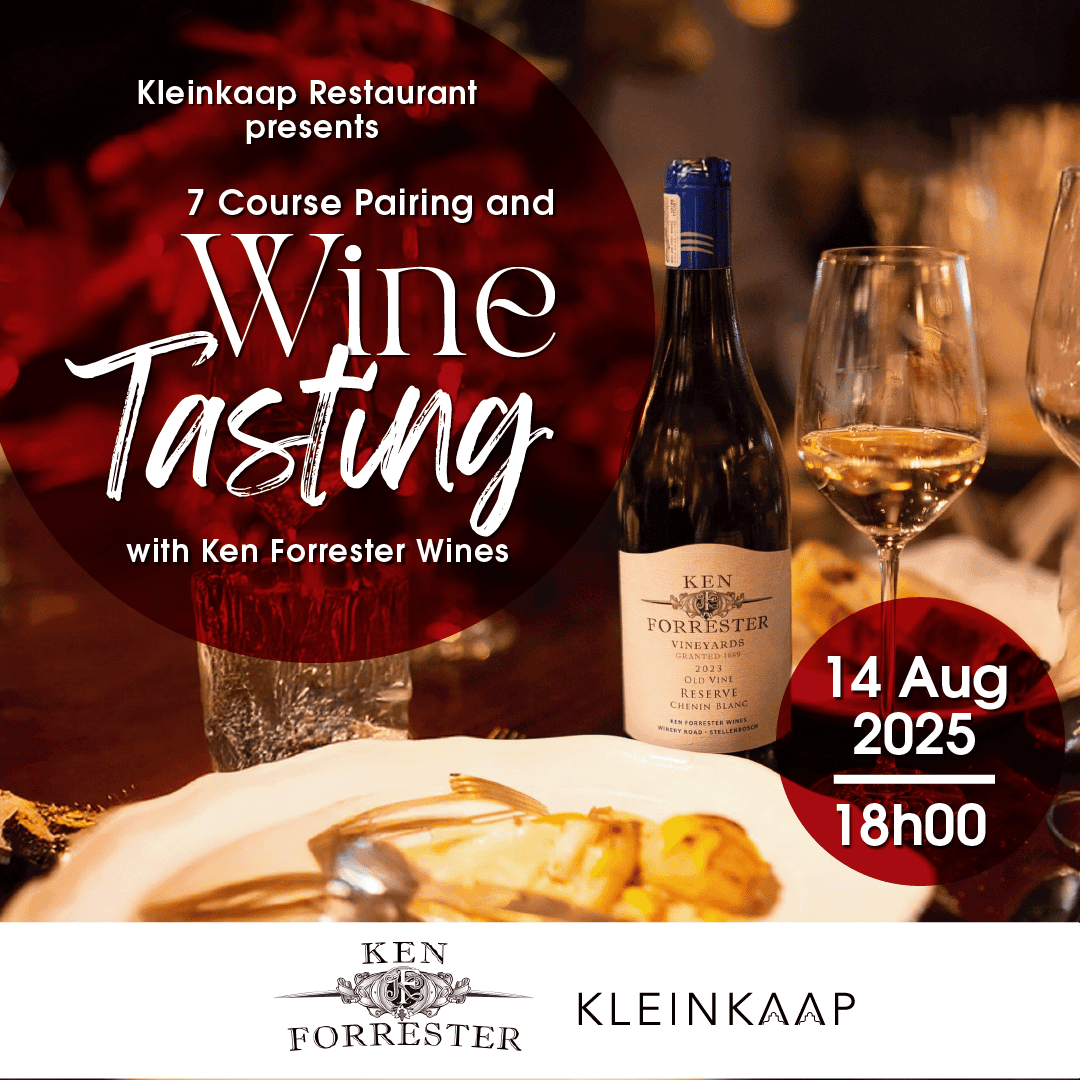 7 Course Wine Pairing at Kleinkaap Restaurant | 14 August '25