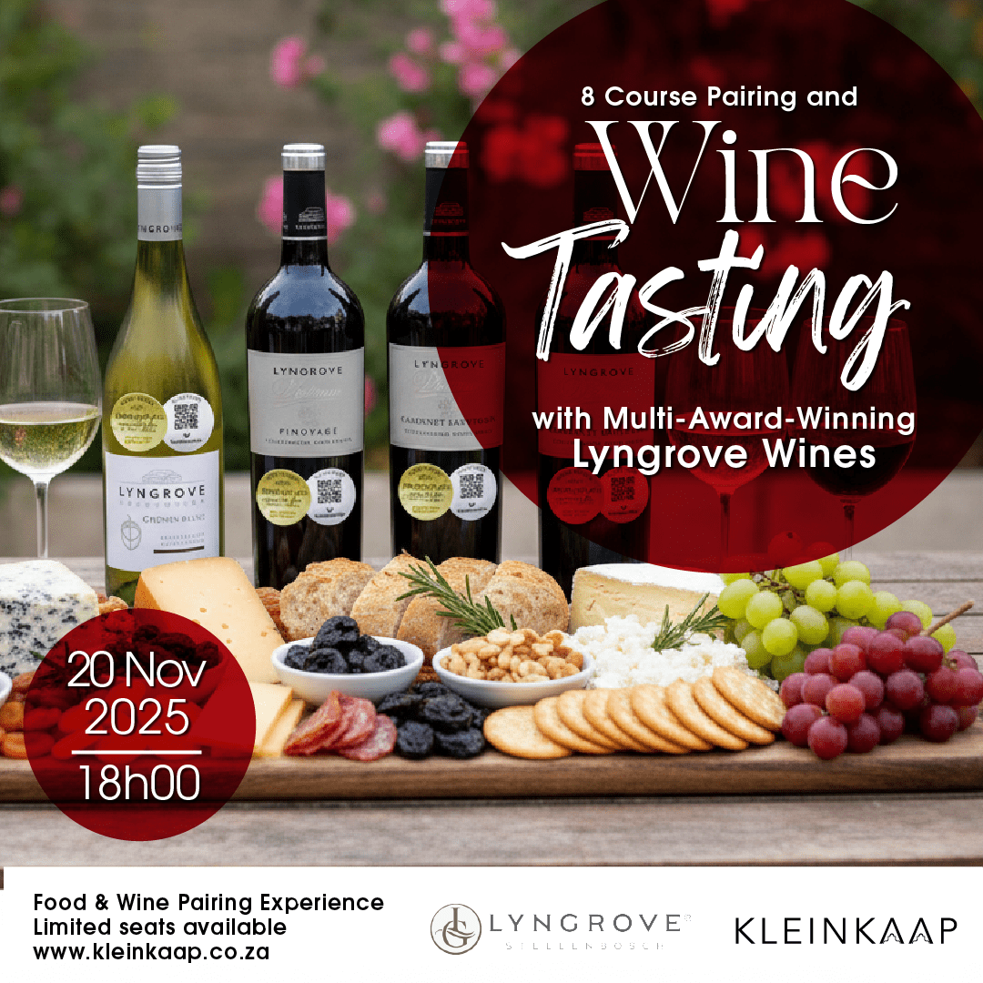 8 Course Wine Pairing at Kleinkaap | 20 November '25