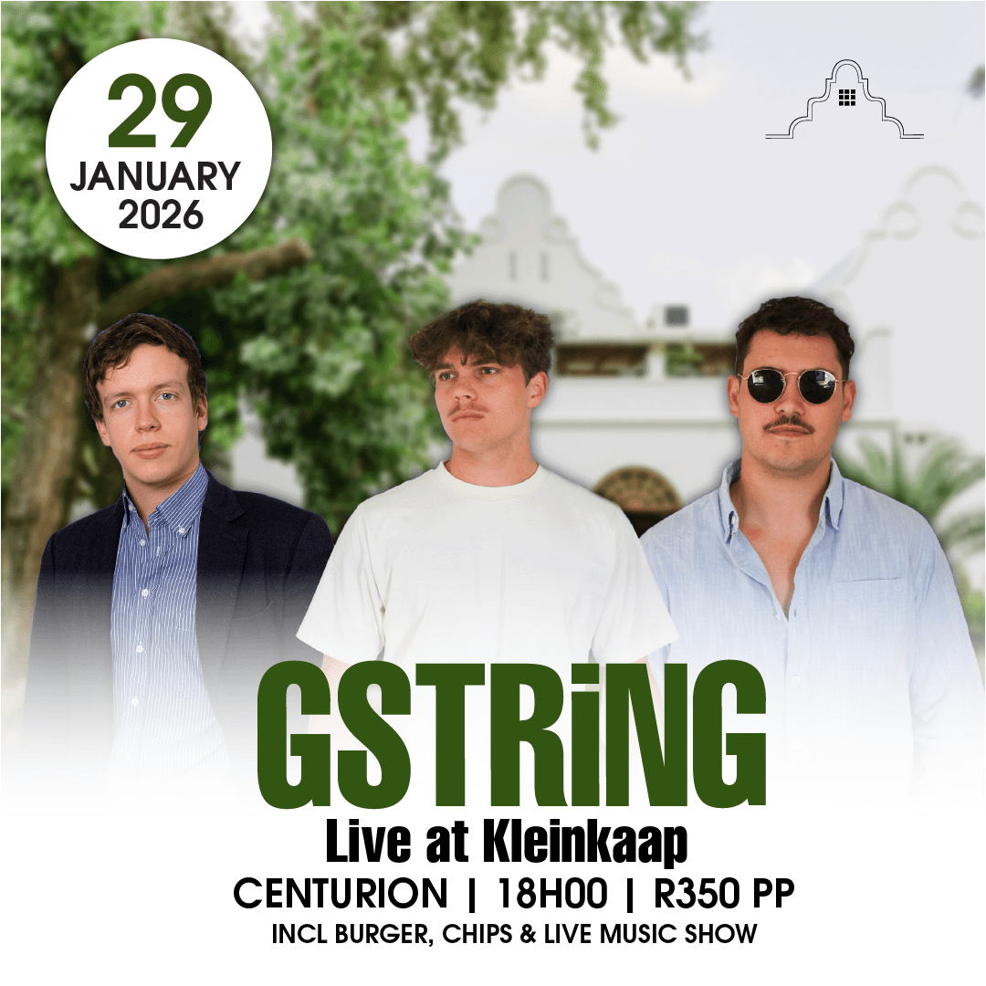 Die GSTRiNG's Live at Kleinkaap Centurion | 29 Januarie 2026