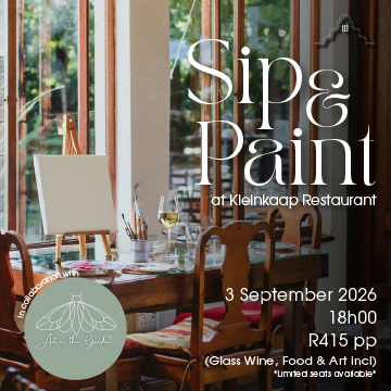 Sip &amp; Paint at Kleinkaap Restaurant | 3 September 2026