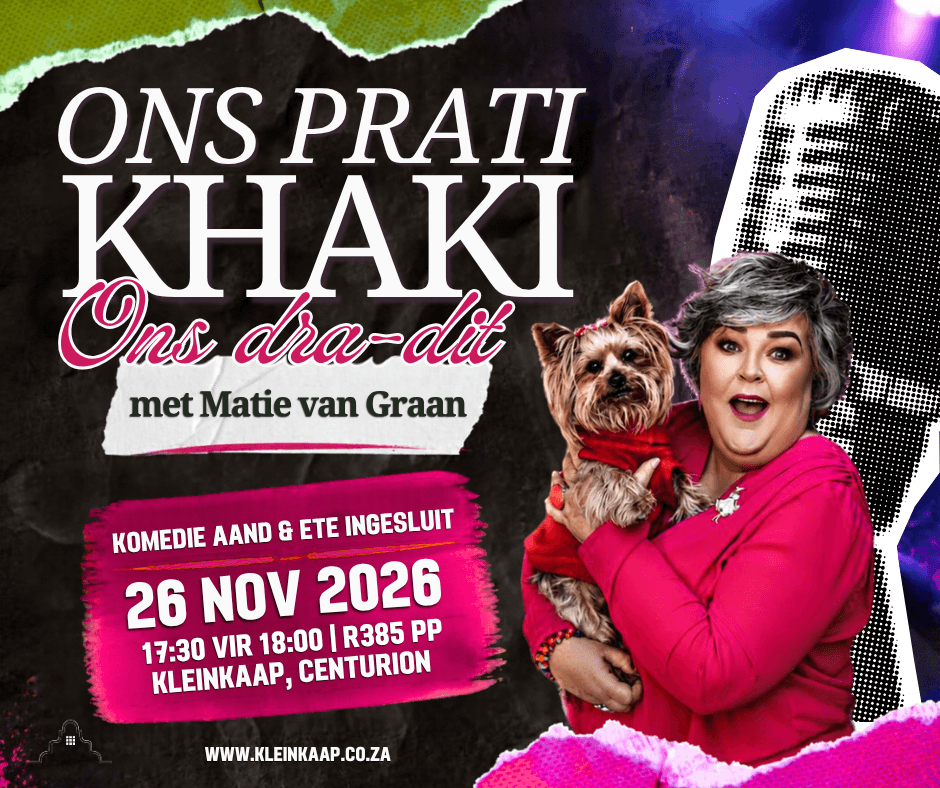 Komedie aand saam Matie van Graan - Ons Prati Khaki, Ons Dra Dit