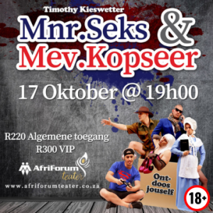 Mnr. Seks en mev. Kopseer, met Timothy Kieswetter