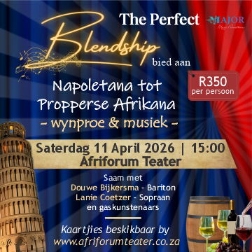 The Perfect Blendship bied aan: Napoletana tot Propperse Afrikana &ndash; wynproe en musiek