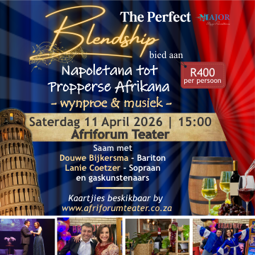 The Perfect Blendship bied aan: Napoletana tot Propperse Afrikana &ndash; wynproe en musiek