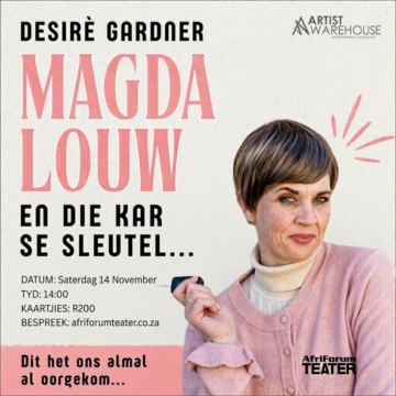 Magda Louw en haar kar se sleutel ...