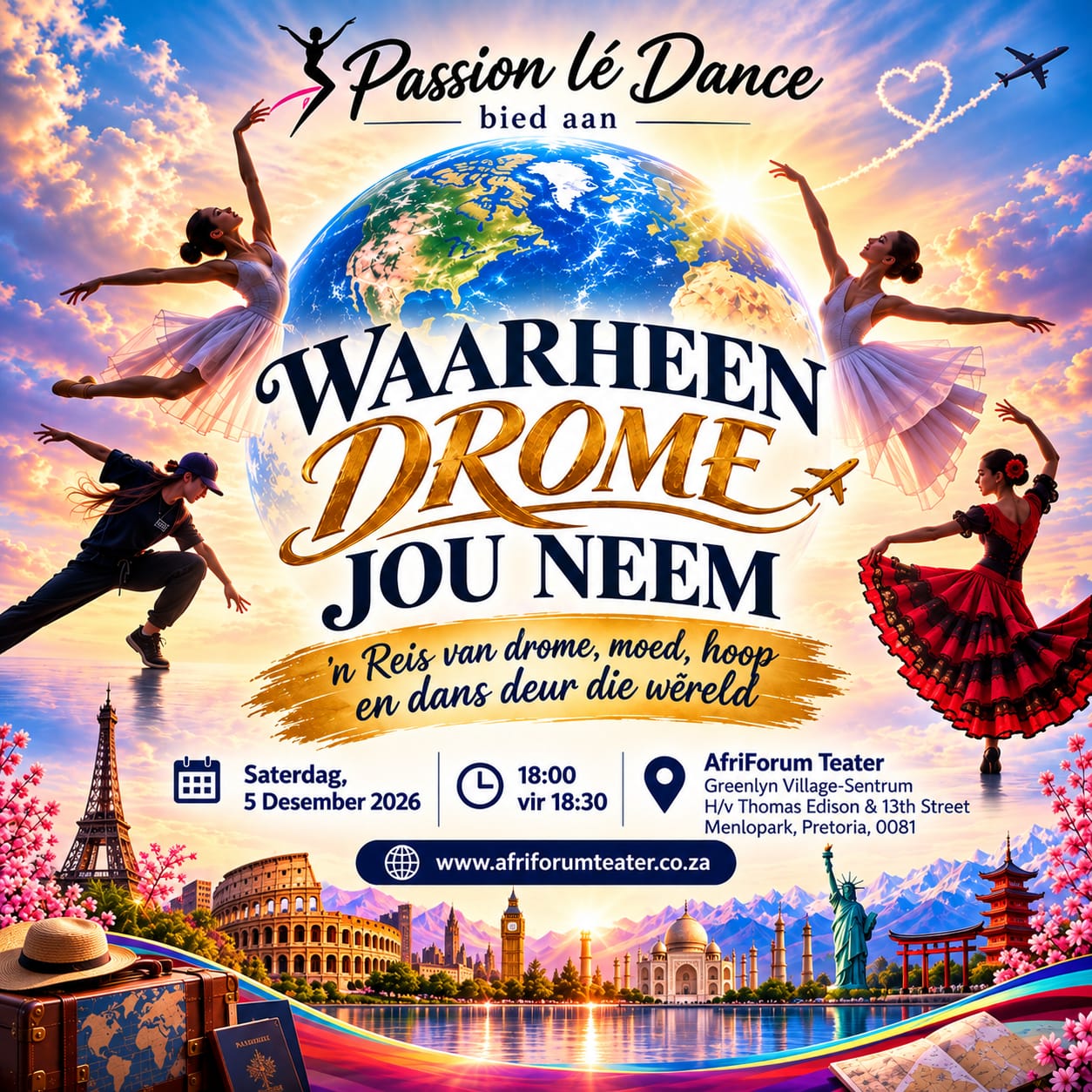 Passion l&eacute; Dance bied aan: Waarheen drome jou neem