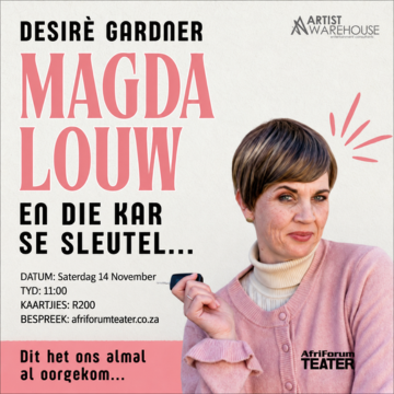 Magda Louw en haar kar se sleutel ...