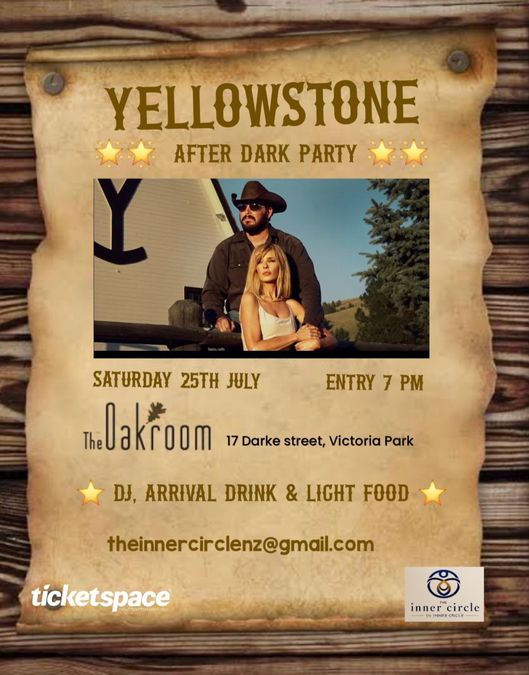 Tickets for YELLOWSTONE | After Dark Party in Auckland from Ticketspace