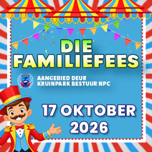 Die Familiefees Aangebied Deur Kruinpark Bestuur
