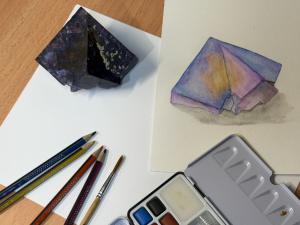 School Holidays: Minerals Illustration for Teens