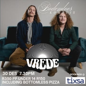 Live at Bodemloos Kombuis &ndash; Vrede