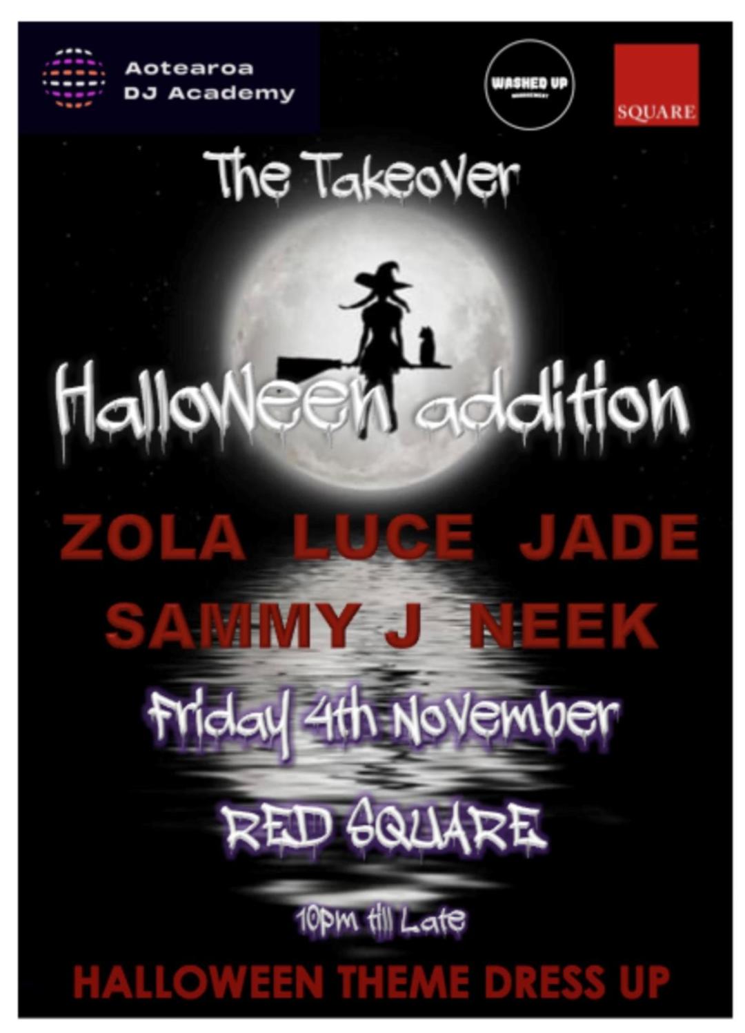 Tickets for The Takeover Halloween Edition in Wellington from Ticketspace