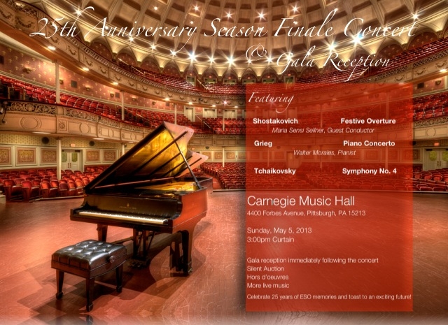 Tickets for Season Finale Concert and Gala Reception in