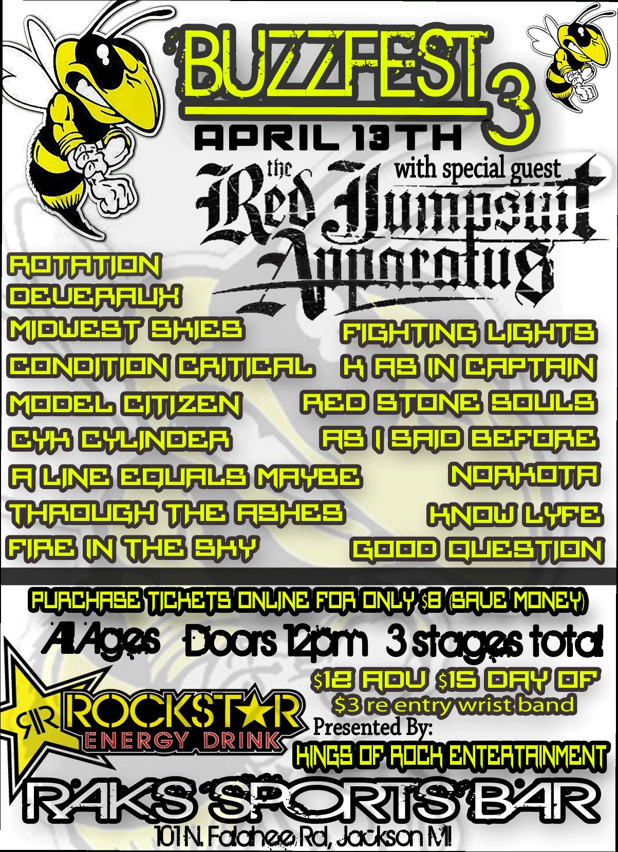 Tickets for Buzzfest w/ Rotation in Jackson from ShowClix