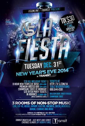 V5 & TRANSIT NEW YEARS 2014 LA FIESTA