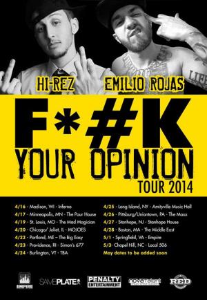 HI-Rez & Emilio Rojas 4/26 - The Maxx -Uniontown