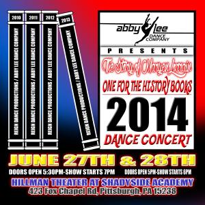 "ONE FOR THE HISTORY BOOKS" 2014 ALDC DanceConcert