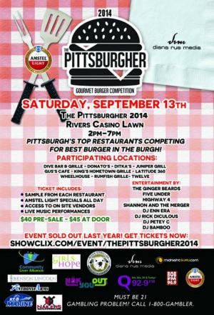 The Pittsburgher 2014 Gourmet Burger Competition