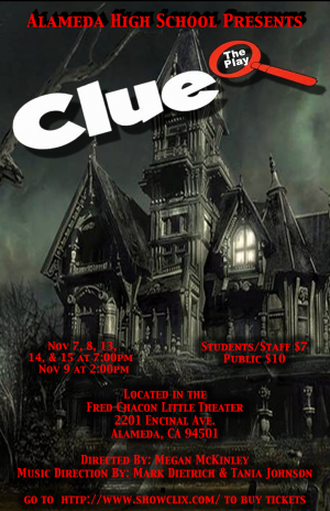AHS Fall Play: CLUE