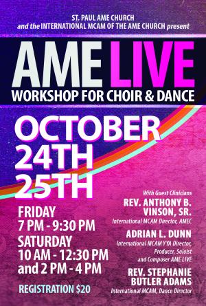 MCAM AME LIVE Workshop for Choir and Dance