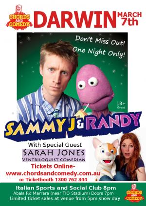 Sammy J and Randy in Darwin