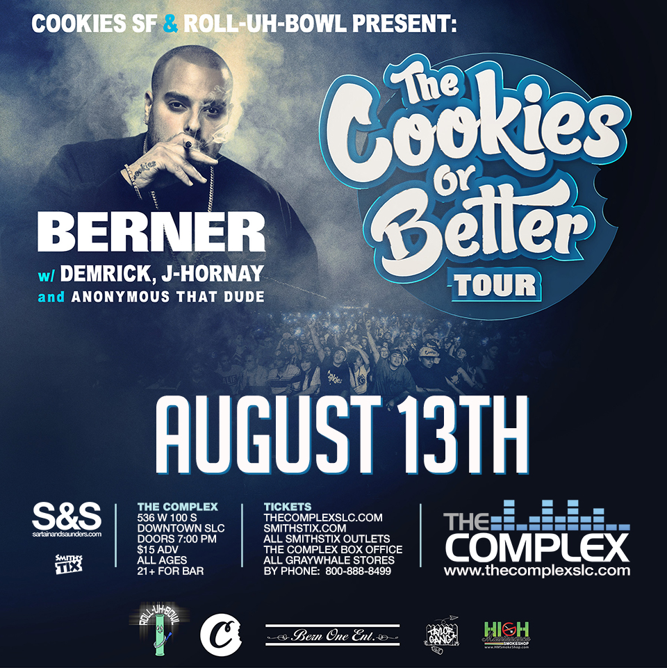 Tickets for Berner in Salt Lake City from The Complex